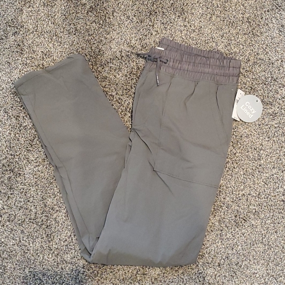 GAP Other - NWT Boys Gap grey lined pants w/ zipper pocket XXL